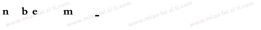 NeroBQExpert Medium字体转换